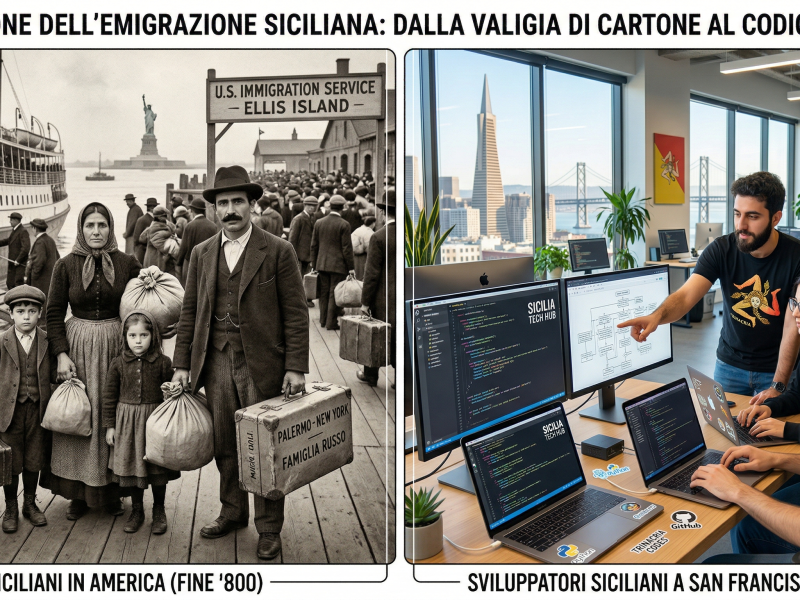 emigrazione siciliana ieri e oggi
