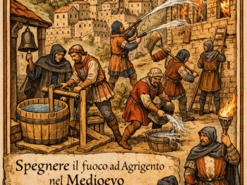 incendio ad Agrigento nel medioevo