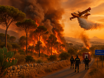 incendio sicilia