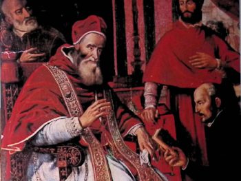 paolo III riceve ignazio di Loyola
