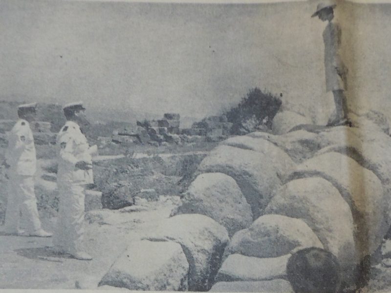 turista sul gigante